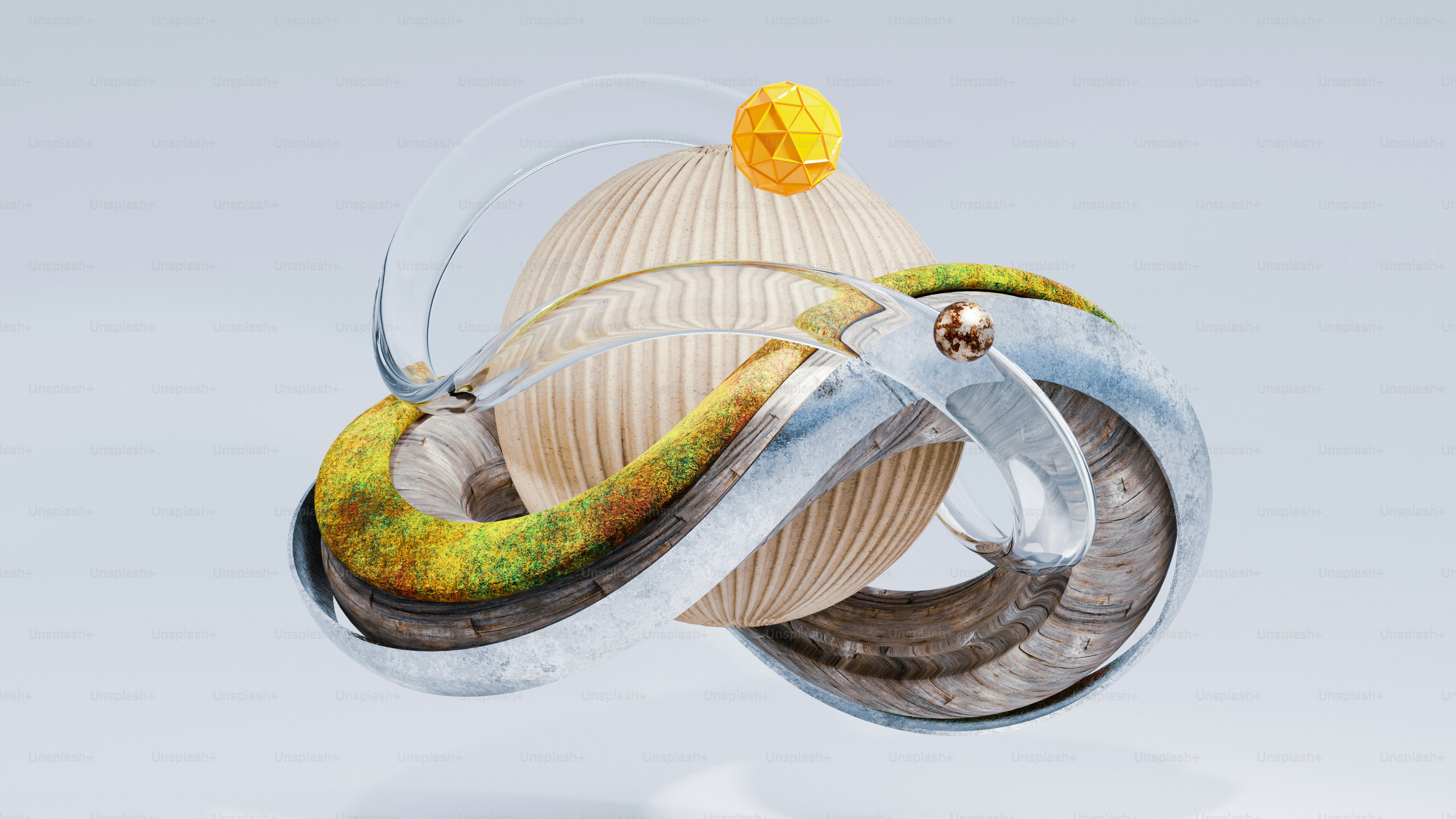 Earth Day - a collection of environmental 3D illustrations